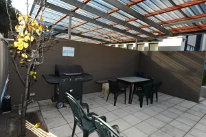 Photo of the BBQ zone at Ellis Apartments in Glenelg