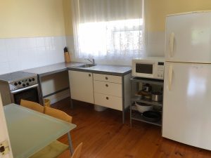 Photo of the kitchen at Ellis Apartments