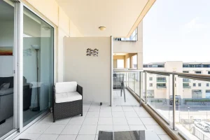 Photo of the balcony at Pier Apartments