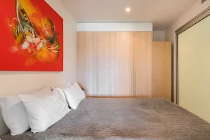Photo of the bedroom at Pier Apartments
