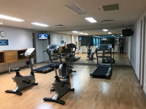 Photo of the gym at Pier Apartments