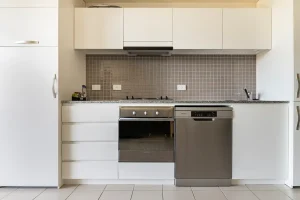 Photo of the kitchen at Pier Apartments