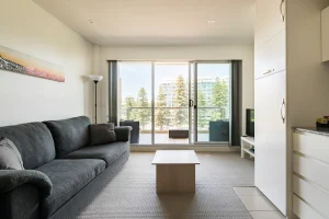 Photo of the lounge at Pier Apartments